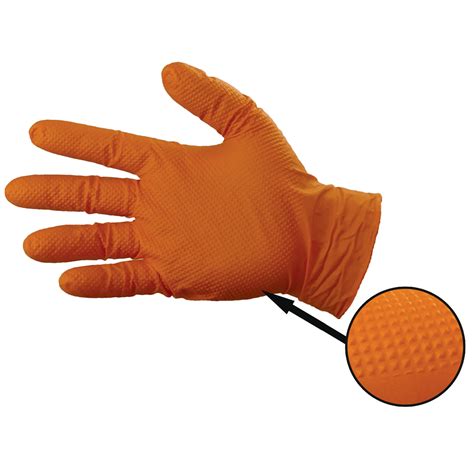 Gloveworks Hd Orange Powder Free Nitrile Gloves Mil