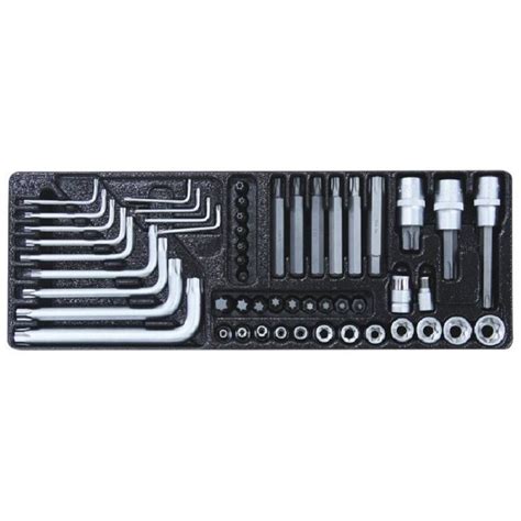 Millmatpro Module Plastique 52 Pcs Douilles Et Embouts Torx