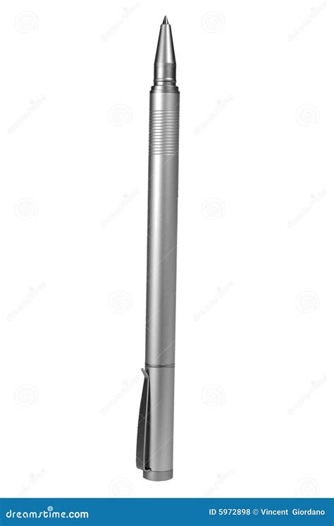 Pen with cap off stock photo. Image of white, ballpoint - 5972898