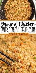 Ground Chicken Fried Rice Easy Ground Chicken Fried Rice