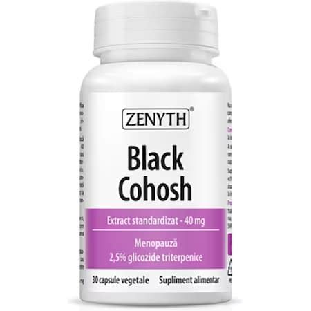 Black Cohosh Zenyth 30 Capsule Drsam Ro