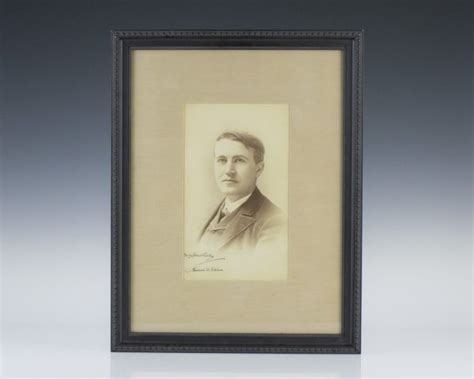 Thomas Edison Signed Photograph