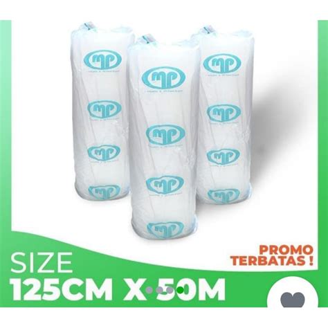 Jual Bubble Wrap Bening Mulia Pack Cm X Meter Bungkus Biru