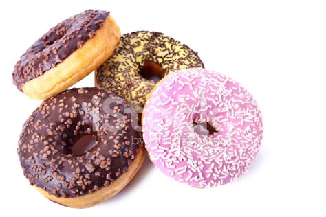 Foto De Stock Donuts Aislados En Blanco Libre De Derechos Freeimages