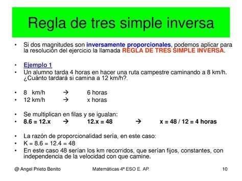 Ejemplos De Regla De Tres Simple Nuevo Ejemplo