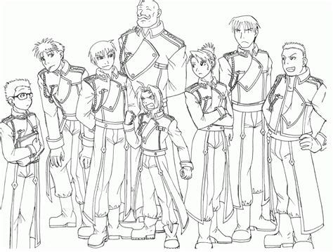 Fullmetal Alchemist Coloring Pages