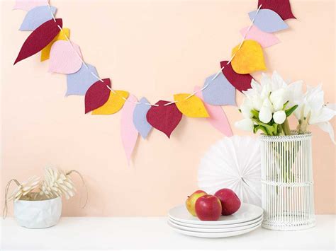 DIY autumn leaf garland for Curbly – Make and Tell