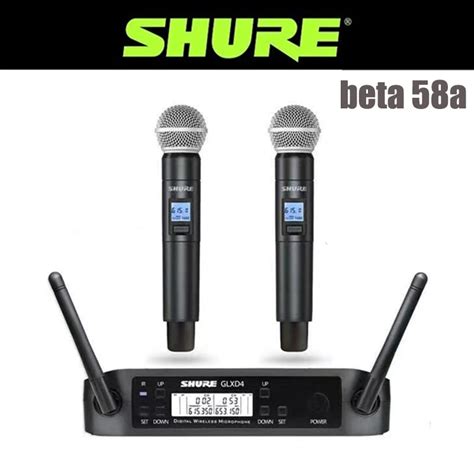 Original SHURE GLXD4 Beta 58a Wireless Microphone UHF 640 690MHz