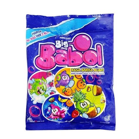 Jual Permen Karet Big Babol Aneka Rasa Buah isi 40 butir 140gr di Lapak ...