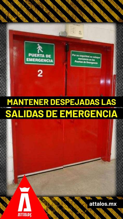 Mantener Las Salidas De Emergencia Despejadas Permitir Que En Caso De