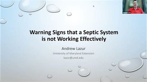 Warning Signs Of A Failing Septic System Youtube