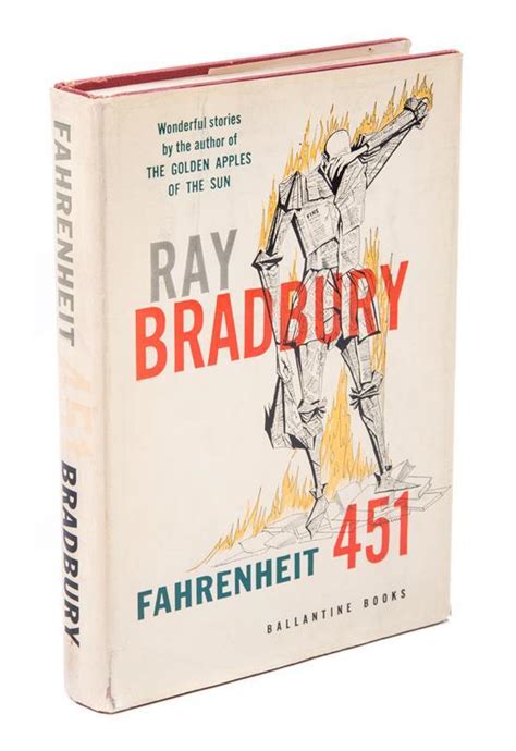 Fahrenheit 451 By Bradbury Ray Fine Hardcover 1953 1st Edition