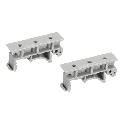 Uxcell Pcb Din Rail Mounting Bracket Carrier Clips For 35mm Din Rail