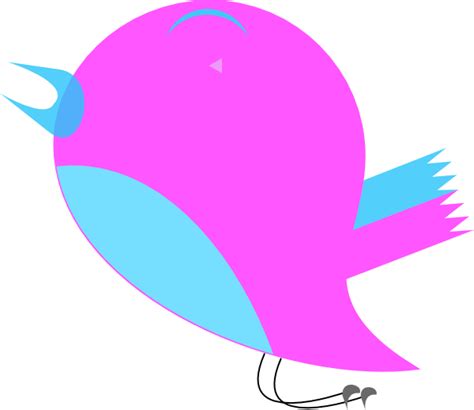 Pink Bird Clip Art At Vector Clip Art Online Royalty Free And Public Domain