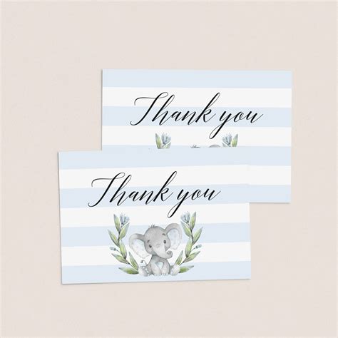 Thank You Baby Shower Cards