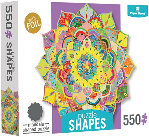 Paper House Productions Jigsaw Puzzle Pieces Mandala