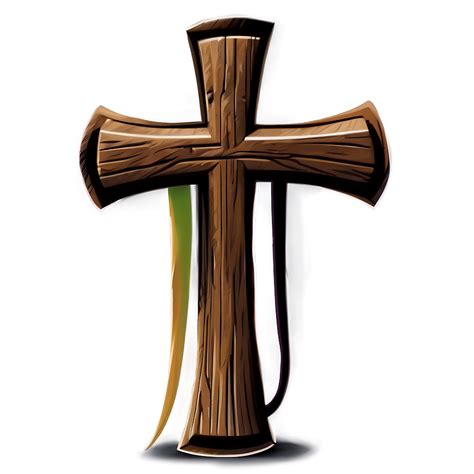 Download Wooden Cross Vector Png 76