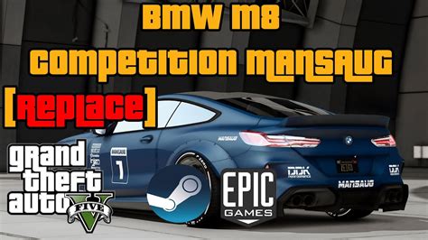 วธลง MODs GTA V รถ BMW M8 Competition MANSAUG NPC ขบไดดวย