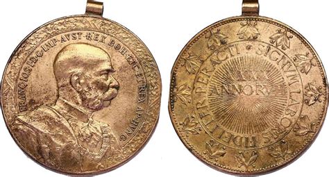 Österreich Ungarn Br Medaille Orden o J Franz Joseph 1848 1916