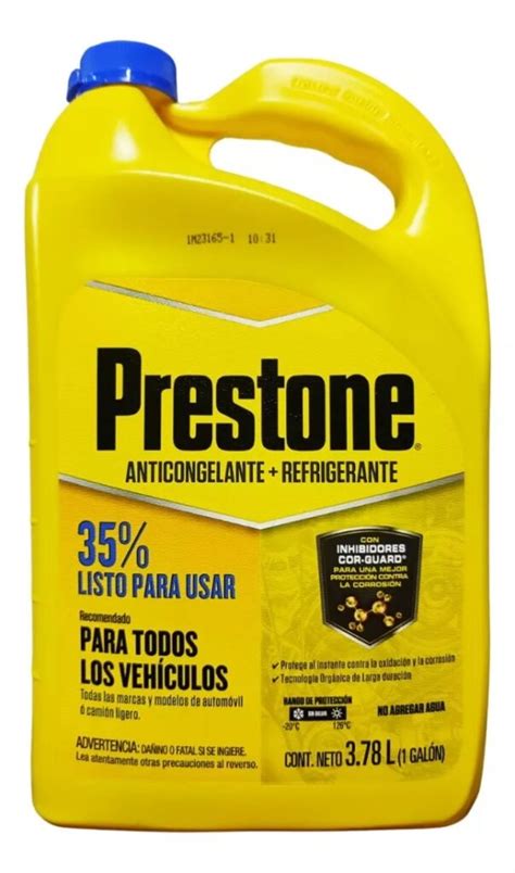 PRESTONE Cor Guard Extended Life Antifreeze Coolant Refrigerante