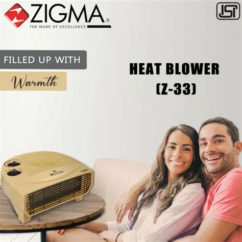 Zigma Z 33 ISI Certified Fan Room Heater Blower JustHere Bansal RO