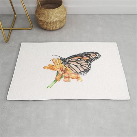 Monarch Butterfly Rug By Annie Mason Fine Art Society6