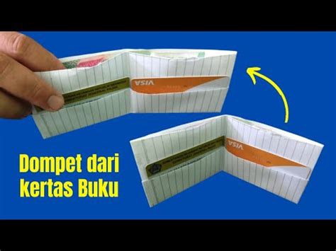 Tutorial Cara Membuat Dompet Dari Kertas Buku Ide Kreatif Barang