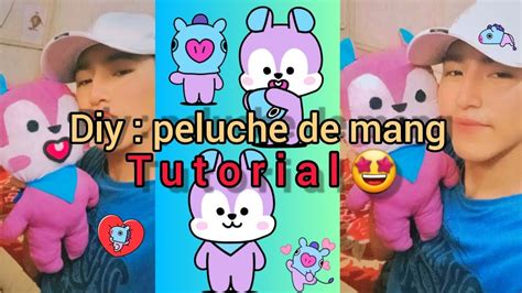 DIY BTS COMO HACER EL PELUCHE DE MANG SIN LA MASCARA DE BT21 J HOPE