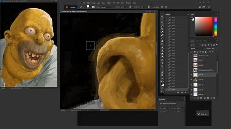 ArtStation - Homer Simpson portrait painting process | Tutorials ...