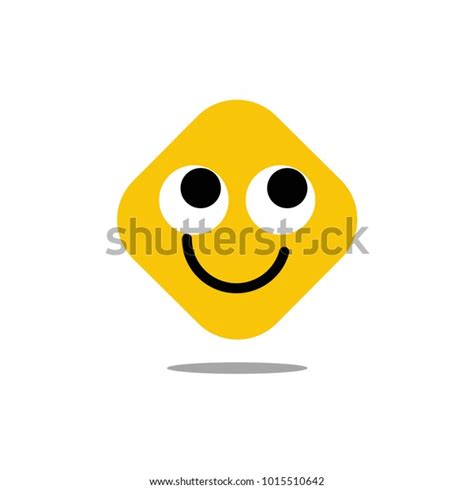 Smile Emoticon Vector Template Design เวกเตอร์สต็อก ปลอดค่าลิขสิทธิ์