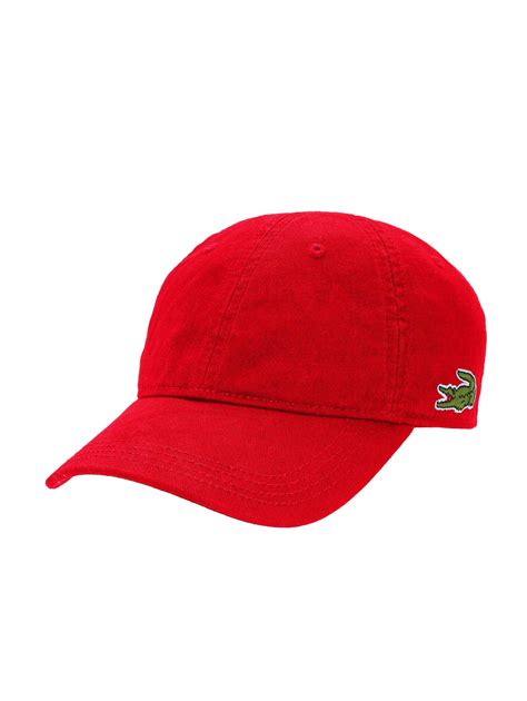 Lacoste Cap In Red For Men Lyst