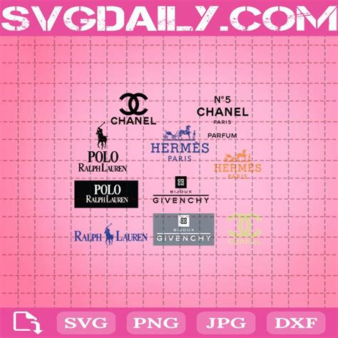 Bundle Brand Logo Fashion Svg Chanel Svg Hermes Svg Chanel Logo Svg