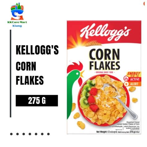 Kelloggs Corn Flakes Original Breakfast Cereal 275g 玉米片 Lazada