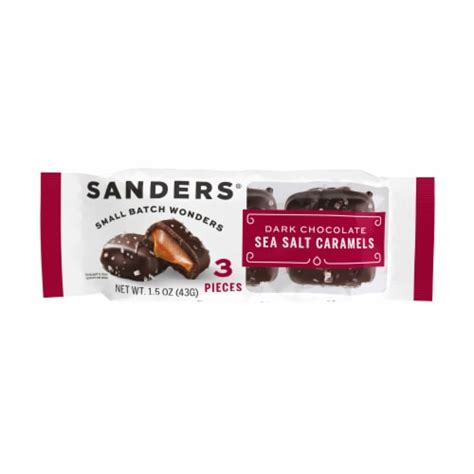 Sanders Dark Chocolate Sea Salt Caramels Oz Ralphs