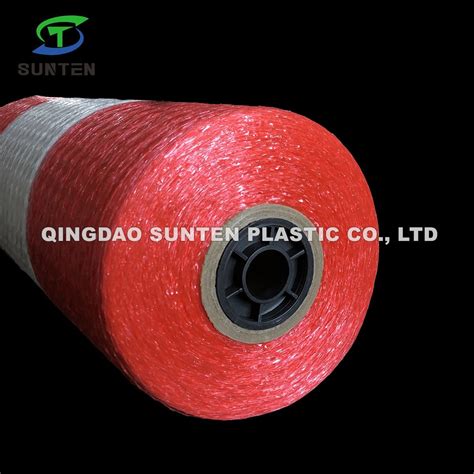 Pe Polyethylene Pp Plastic Agricultural Red Round Silage Grass Hay Bale