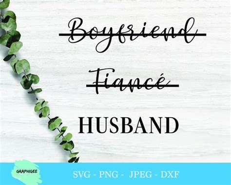 Husband SVG Boyfriend Fiance Husband Svg Wedding SVG Groom Etsy