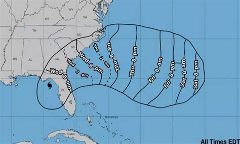 Proceso do Huracán Idalia toca tierra en el noroeste de Florida