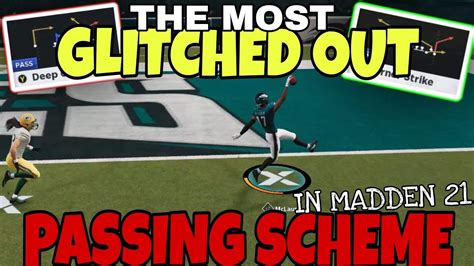 Glitch Out Any Defense Most Unstoppable Pass Play Scheme In Madden Nfl