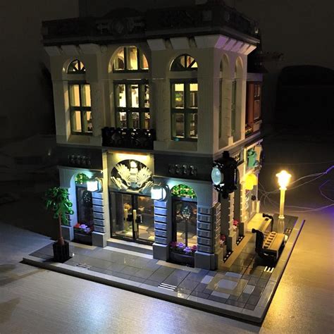 LED Lighting kit for LEGO® 10251 Brick Bank custom LED Lighting Kit ...