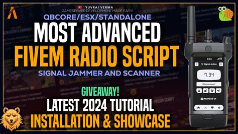 QBCore ESX Most Advanced FiveM Radio Script Signal Jammer Scanner