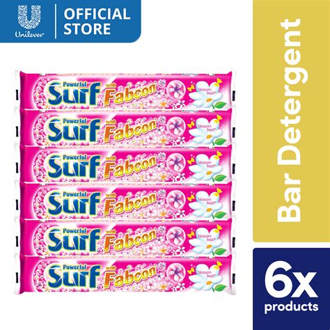 Surf Laundry Bar Detergent Blossom Fresh 360g Bar 6x Beyond Heallth