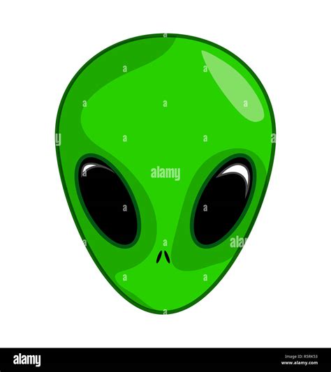 Extraterrestre Ovni Cara Símbolo Vectorial Diseño Fotografía De Stock Alamy