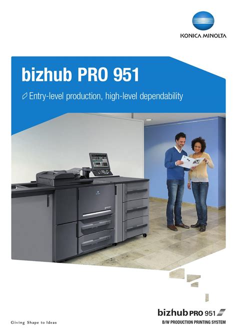 General Brochure Bizhub Pro By Konica Minolta Business Solutions