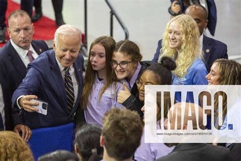 November Bay City Michigan Usa President Joe Biden Takes A