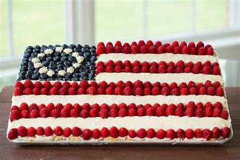 Flag Cake Recipe (From Scratch!) - Brown Eyed Baker