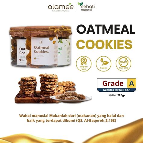 Jual Oatmeal Cookies Oat Snack Sehat Makanan Anak Balita Cemilan Sehat