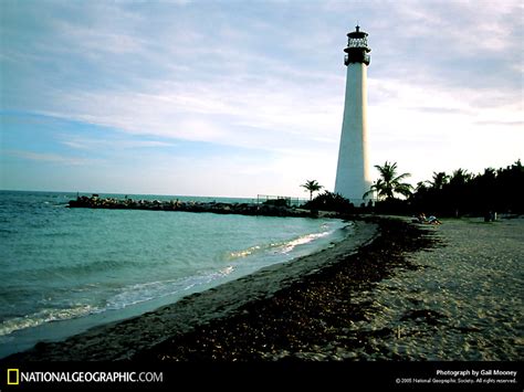 Lighthouse Bill Baggs Cape Florida State Park Key Biscayne Background