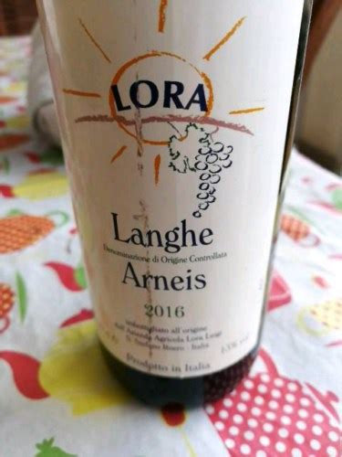 Lora Luigi Arneis Langhe Vivino US