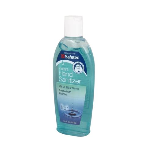 Hand Sanitizer Antiseptic Gel With Aloe Vera 118 Ml