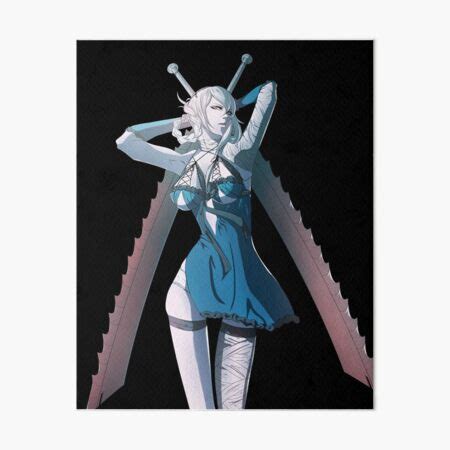 Badass Hot Kaine Nier Replicant Remake 2021 Gestalt Art Board Print By MiroteiEmpire